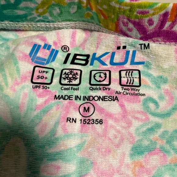 IBKUL Lilli Violet Floral Tennis Dress Size Medium UPF 50+ Quick Dry Wicking NWT - Picture 6 of 8